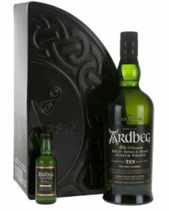 Ardbeg 10 Year Old + Mini Exploration Gift Pack, 70 Cl + 5 Cl