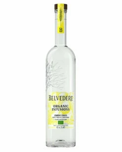 Belvedere Organic Infusions Lemon & Basil Vodka, 70 Cl