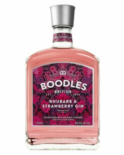 Boodle's Strawberry & Rhubarb Gin, 70 Cl