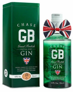 Chase GB Gin In Gift Tin, 70 Cl