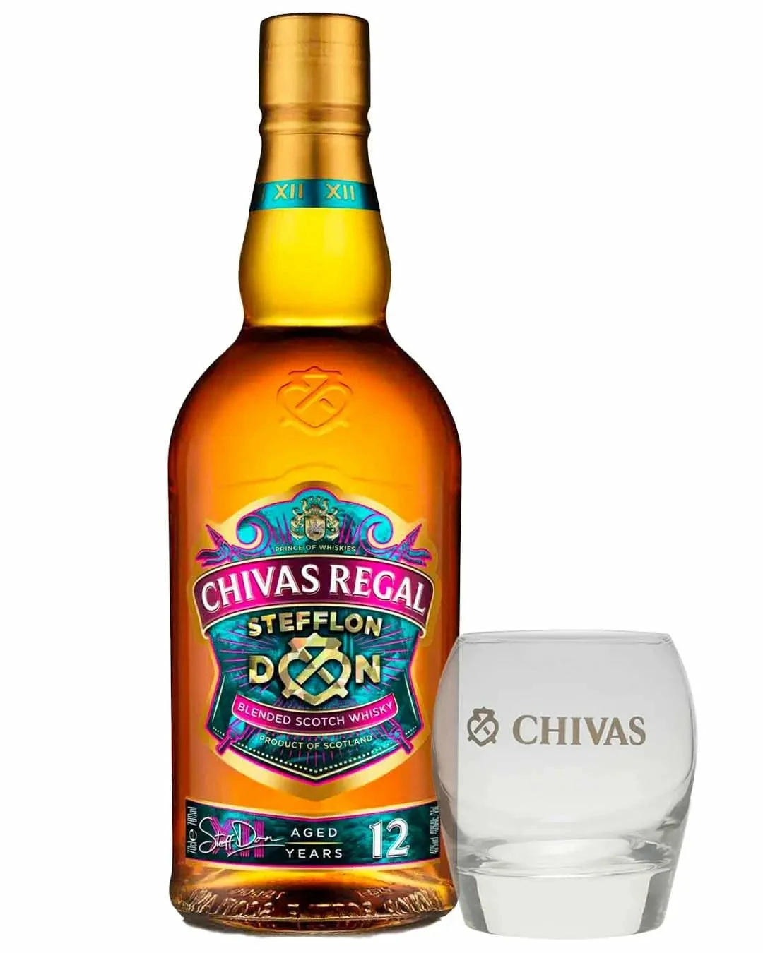 Chivas Regal X Stefflon Don 12 Year Old Scotch Whisky With Free Glass, 70 Cl 3 Chivas Regal X Stefflon Don 12 Year Old Scotch Whisky With Free Glass, 70 Cl