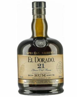 El Dorado 21 Year Old Rum, 70 Cl