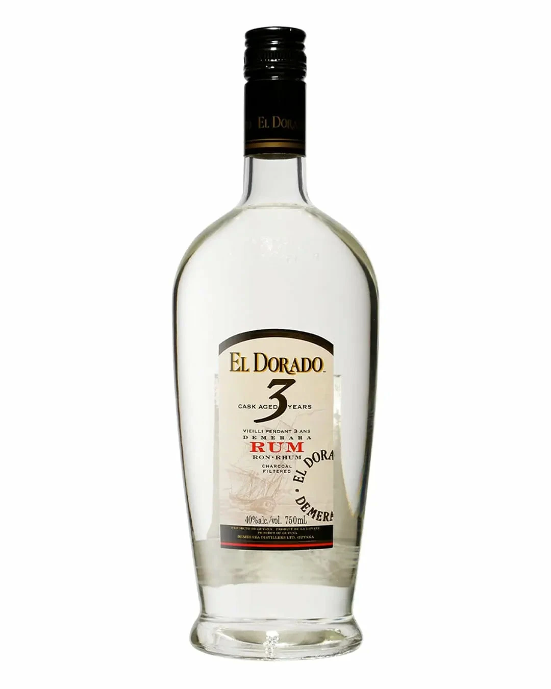 El Dorado 3 Year Old Rum, 70 Cl 3 El Dorado 3 Year Old Rum, 70 Cl