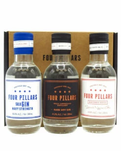 Four Pillars Gin Trio Gift Pack, 3 X 20 Cl
